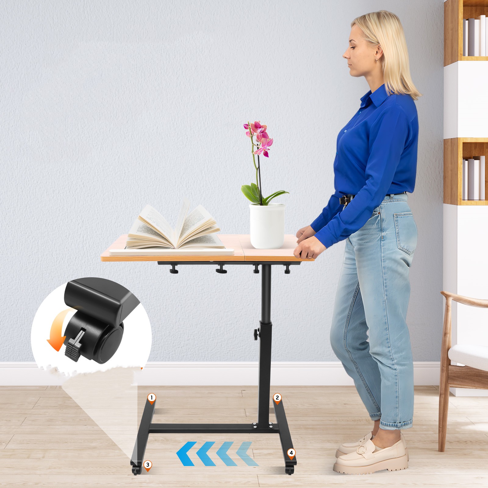 Meja Laptop Portabel Dapat Dis - Tablet Lap Desk ulasan dan harga