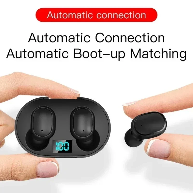 TWS E6S Earphone Bluetooth Hea - Wired Earphone Lightning ulasan dan harga