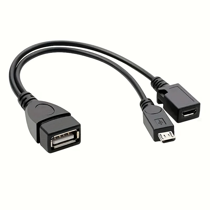 Adaptor Splitter USB OTG 2-in- - Tablet Tech Accessories ulasan dan harga